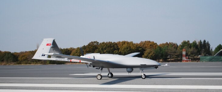 Bayraktar TB2 of the Turkish Air Force