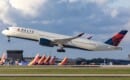 Delta Airbus A350 takeoff
