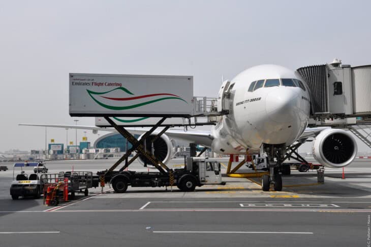 Emirates Flight Catering Truck