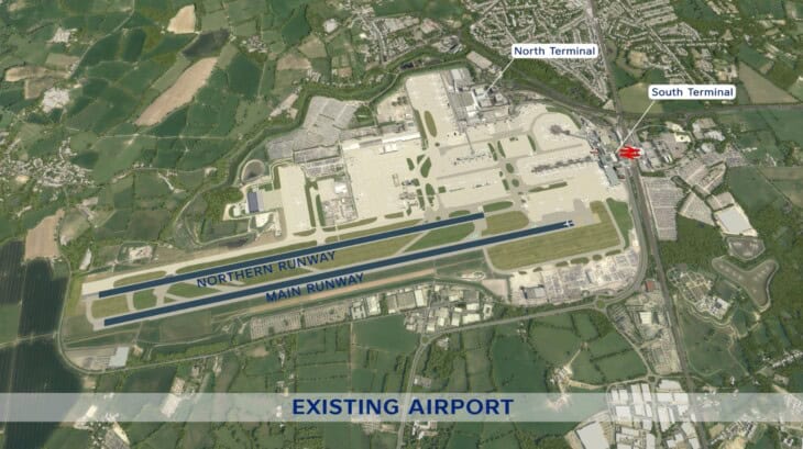Gatwick’s Northern Runway project existing