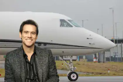 Jim Carrey Private Jet