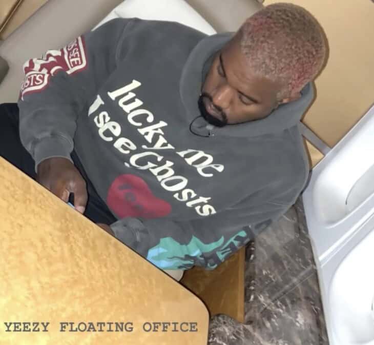 Kanye West in the 747sp