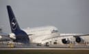 Lufthansa Airbus A380 touchdown