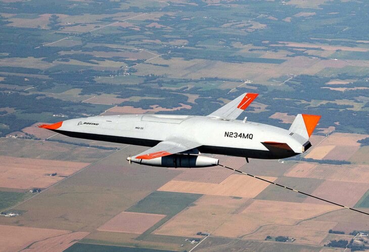 MQ 25 Stingray during testing