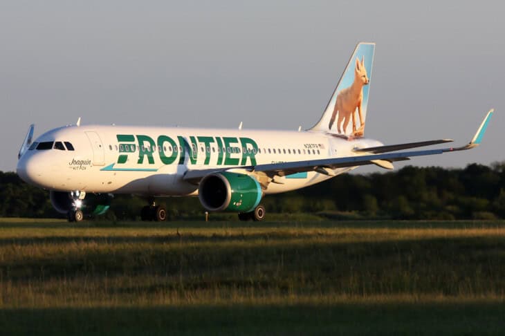 N387FR FRONTIER A320 251N at KCLE