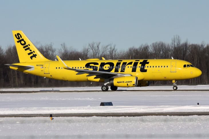 N625NK spirit A320 232SL at KCLE