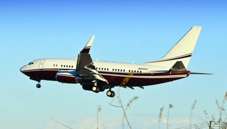 N800KS Boeing 737 7BC-BBJ (Steven Spielberg)