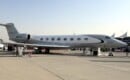 N803GD Gulfstream G800 on display at the Dubai Airshow crop