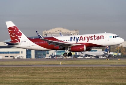 A FlyArystan Airbus A320 Caught Fire During Maintenance at Almaty