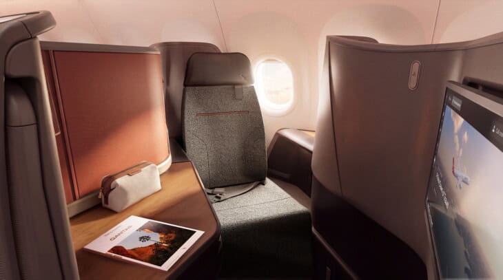 Qantas Airbus A321XLR Business Class