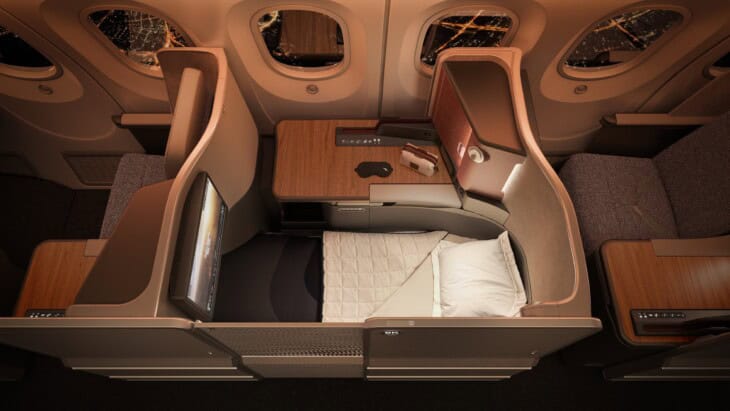 Qantas Boeing 787 Business Suite Flat 787