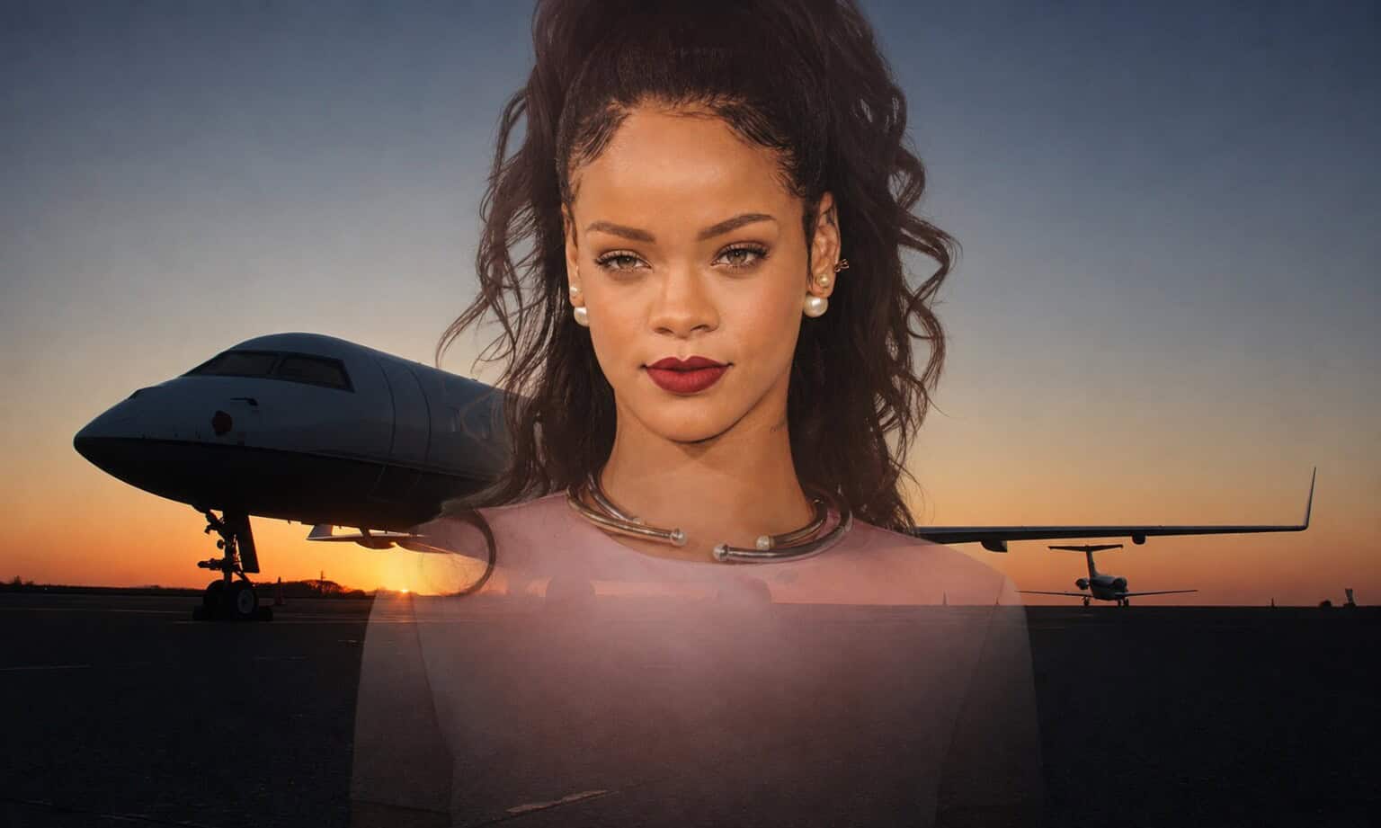 Rihanna Global XRS jet