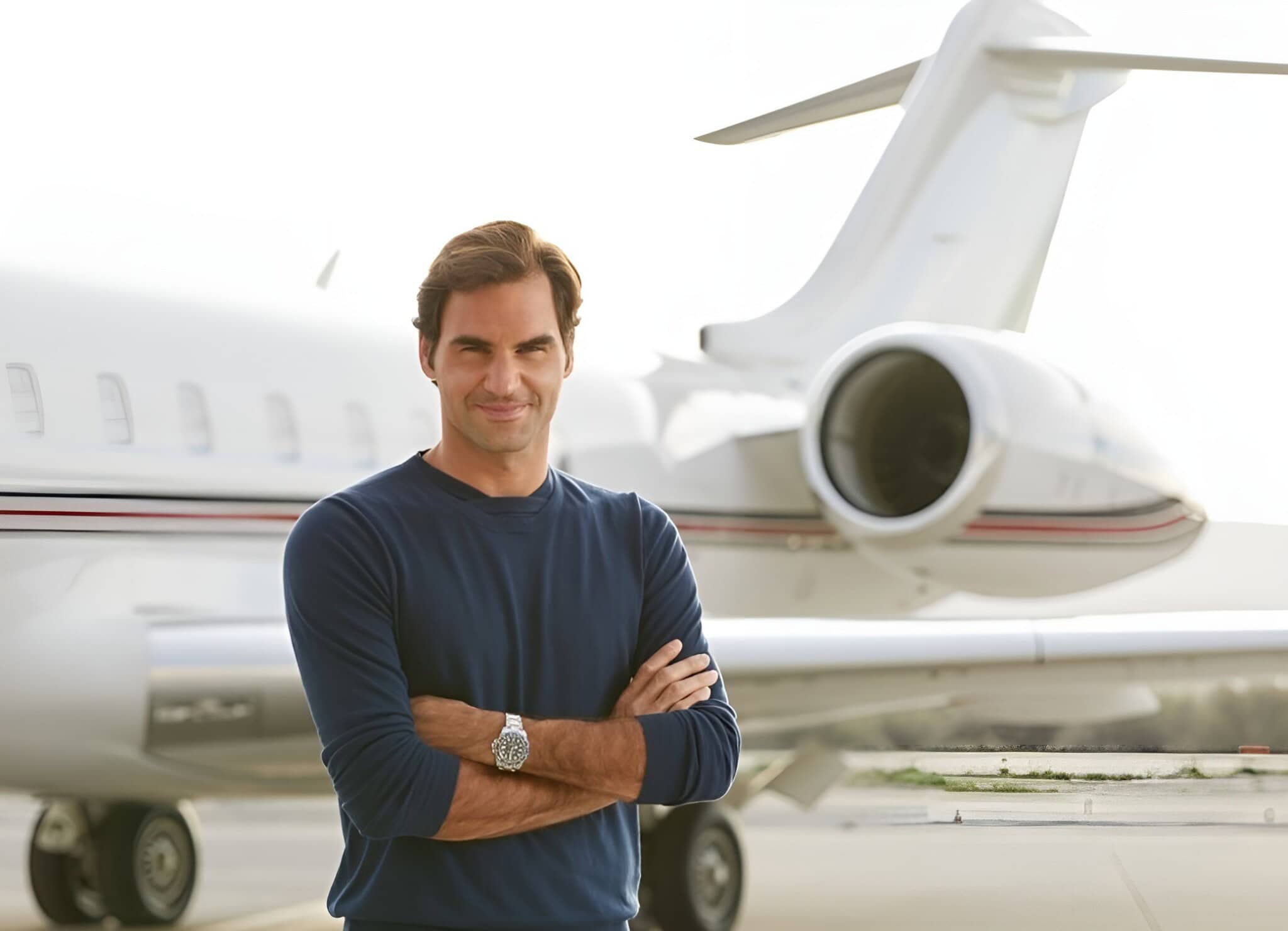 Roger Federer Netjets