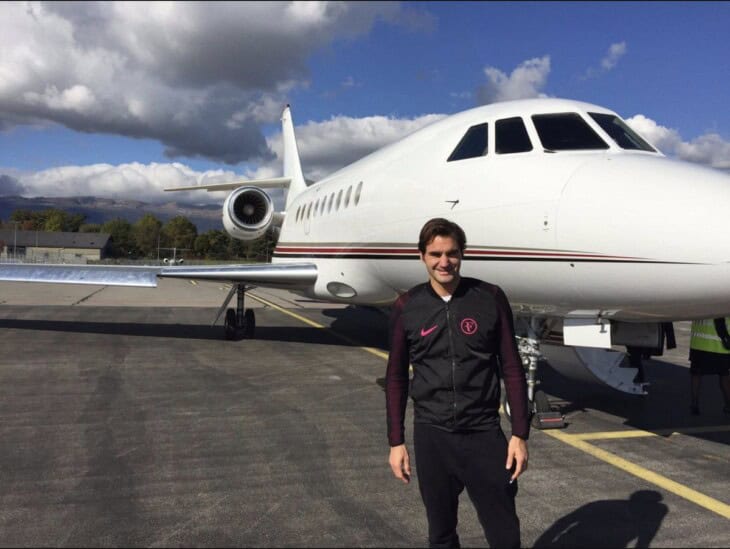 Roger Federer private jet