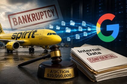 Google Wins a $10 Million Bankruptcy Auction for Spirit Airlines’ Internal Data