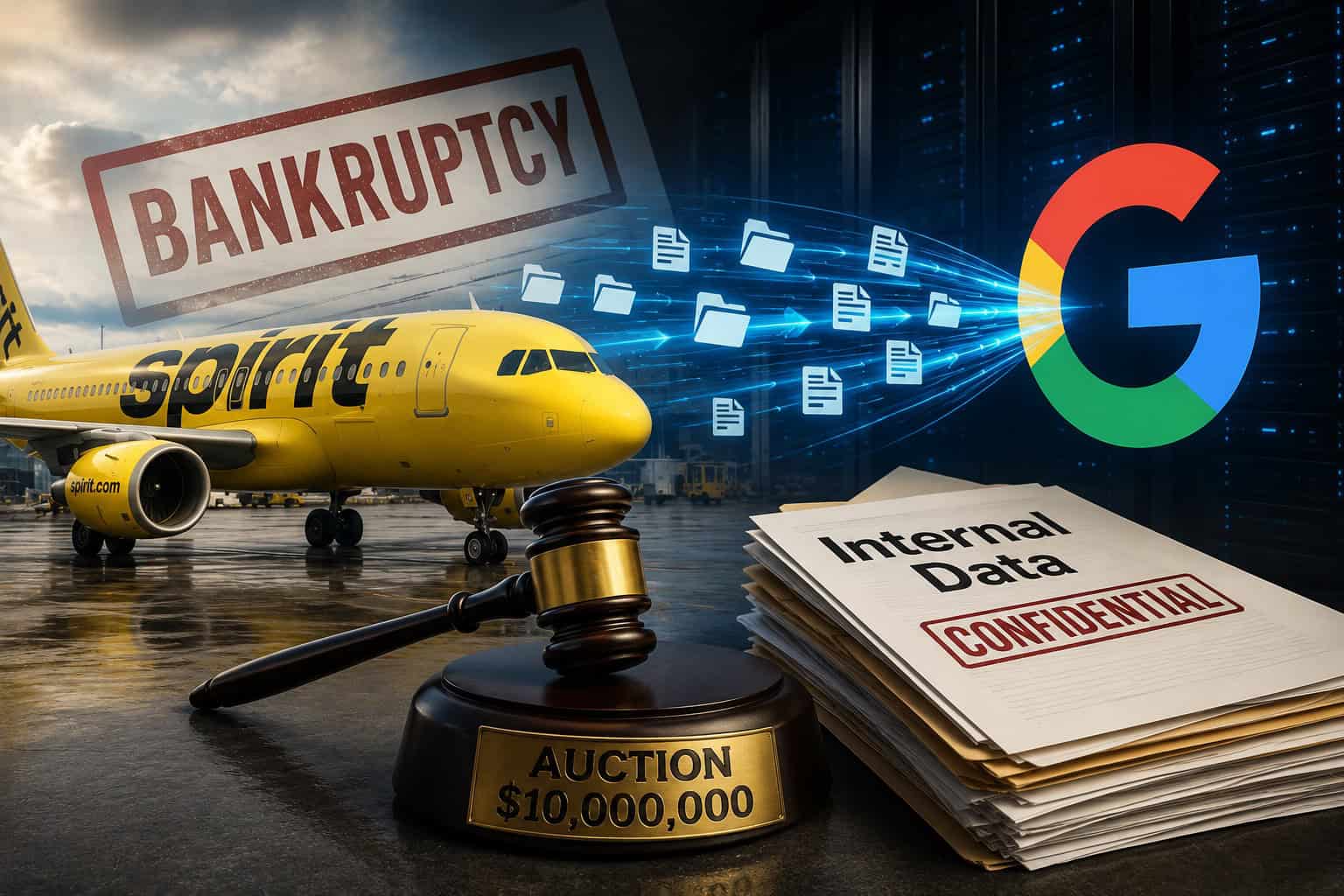 Spirit airlines Google Internal Data