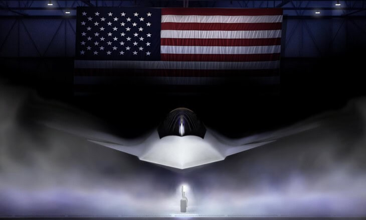 USAF artist rendering of the Boeing F 47