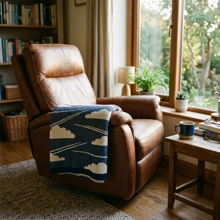 A packable throw is a small comfort item for home or a layover hotel room.