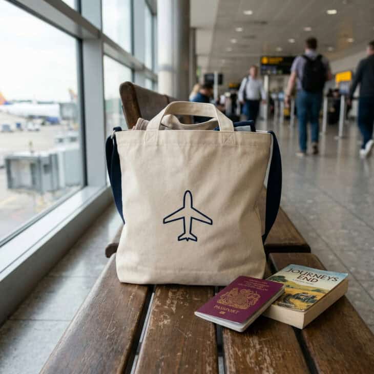 A sturdy tote is a small everyday gift that shows up on every single travel day.