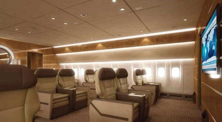 boeing 747sp seating
