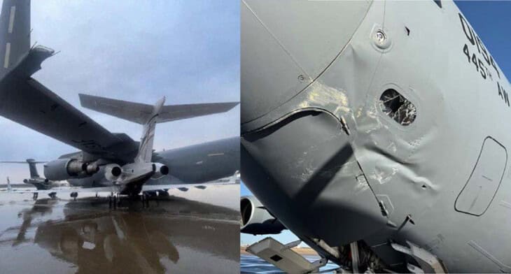 damaged C 17