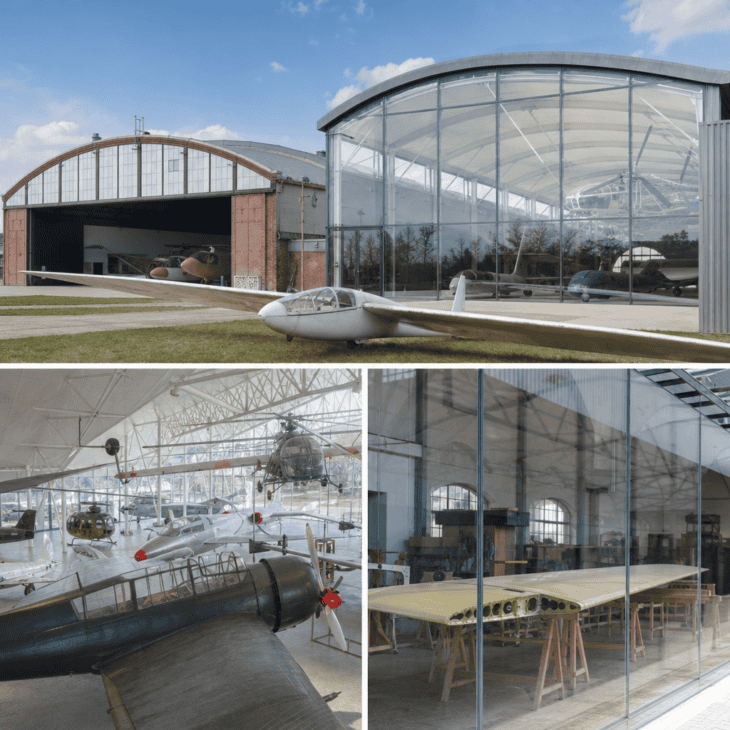 The aviation branch of Munich's Deutsches Museum sits on Germany's oldest airfield.