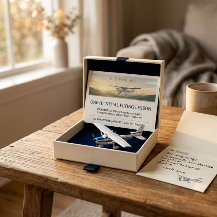 A lesson voucher turns a one-time date into the start of an ongoing hobby.