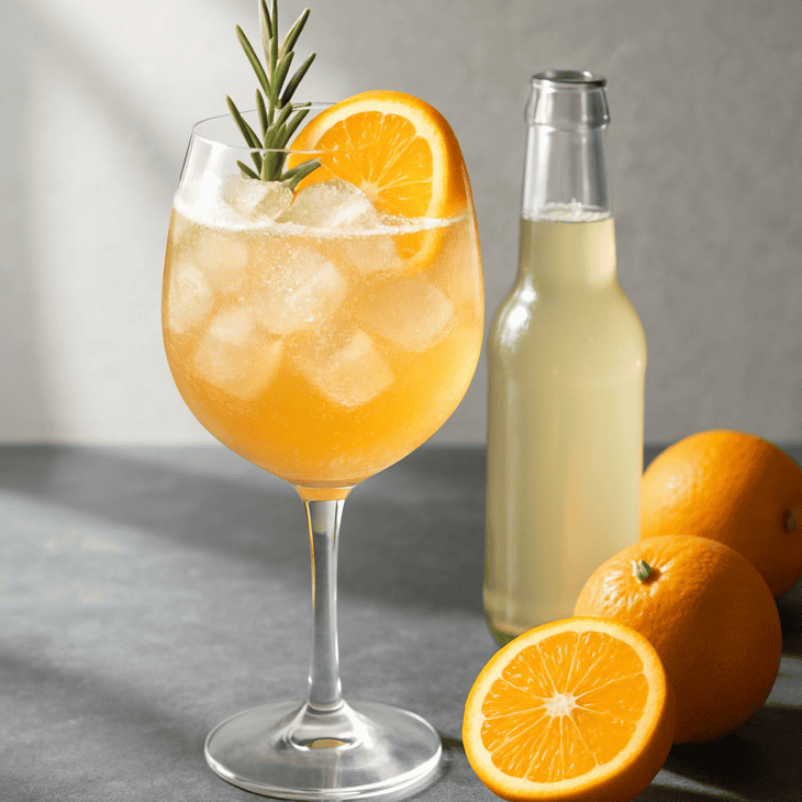 Served in a wine glass, an alcohol-free spritz looks like everyone else's drink.