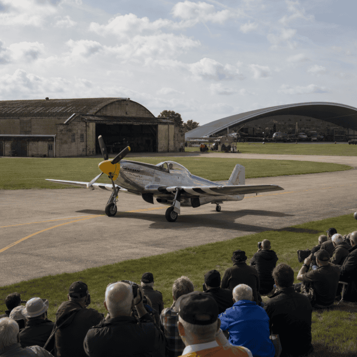 Duxford is a working airfield where much of the collection still flies.