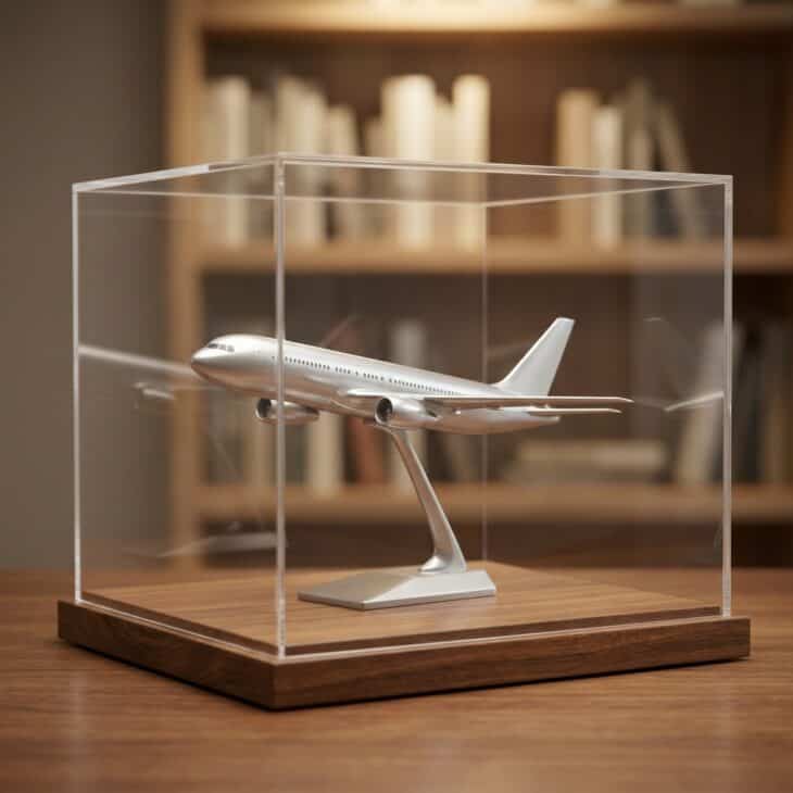 A proper display case turns a loose model collection into a shelf worth showing off.
