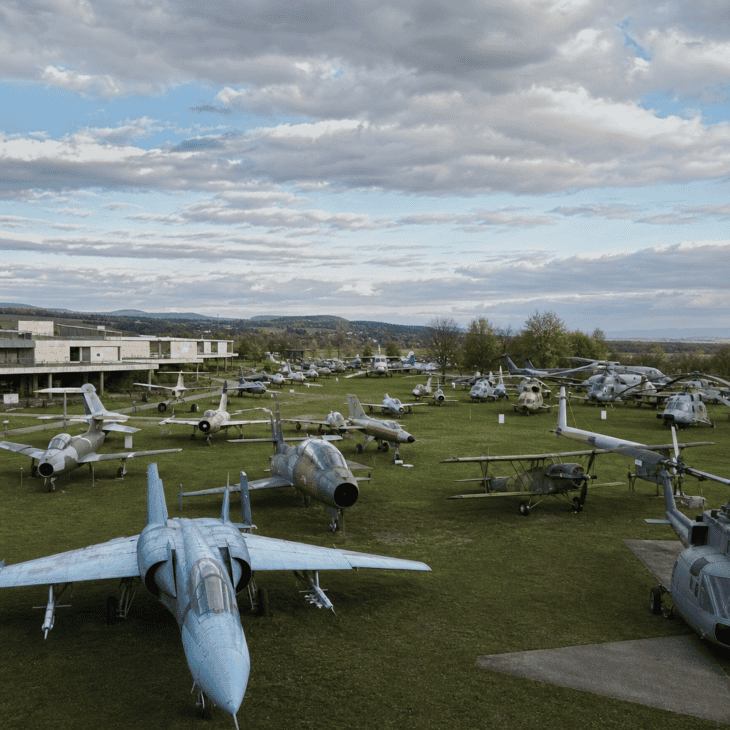 Krakow's collection includes rare prewar survivors displayed on a historic airfield.