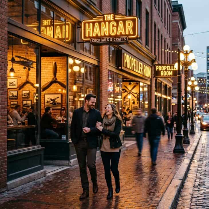 Skipping straight to dessert or the next bar keeps a themed crawl feeling like a date, not a checklist.