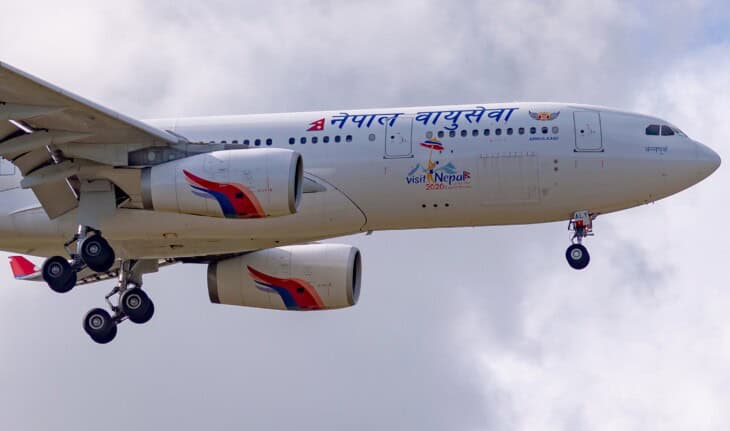 9N-ALY – Nepal Airlines – Airbus A330-200 crop