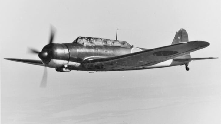 A captured Japanese Nakajima B5N2 torpedo bomber-16x9