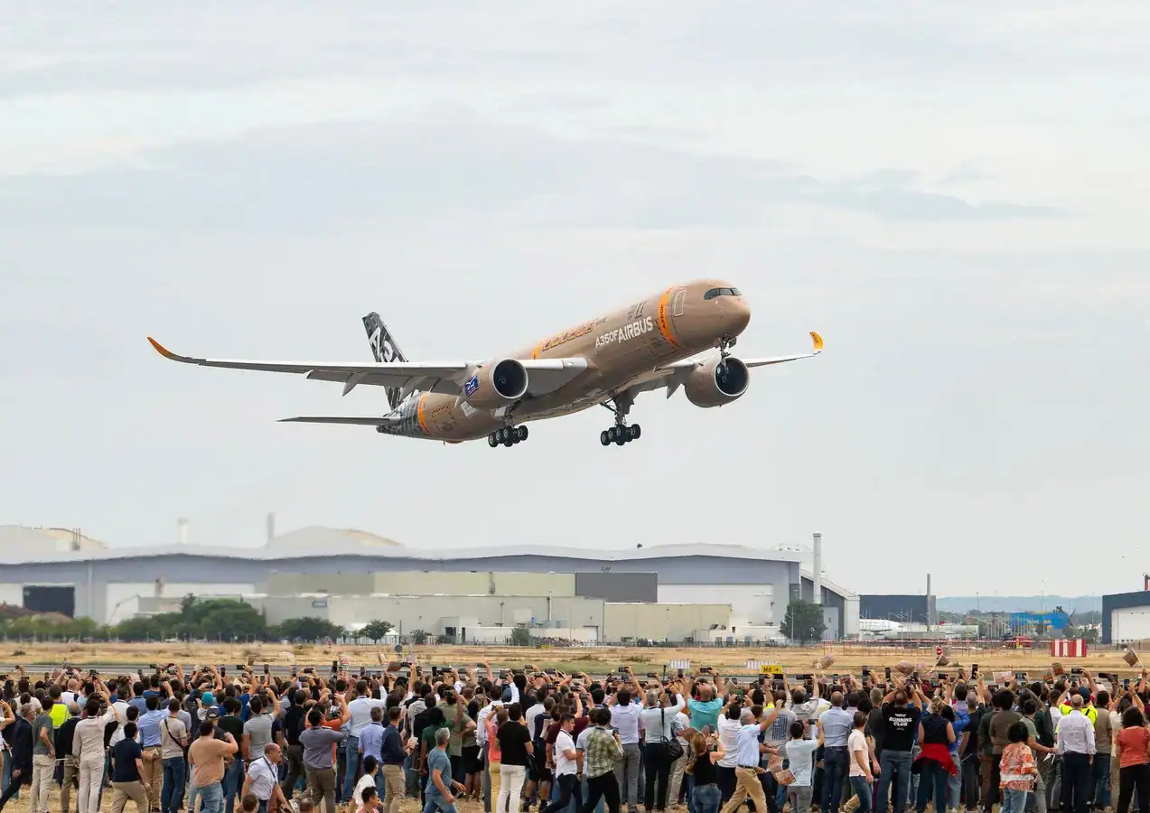 A350F first flight