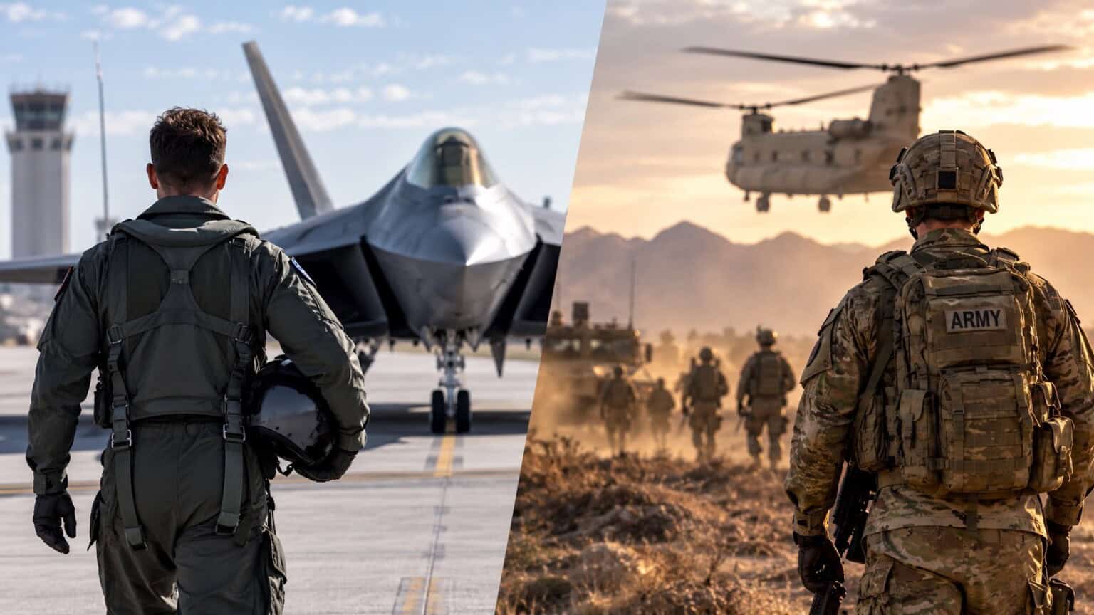 Air Force vs Army compared