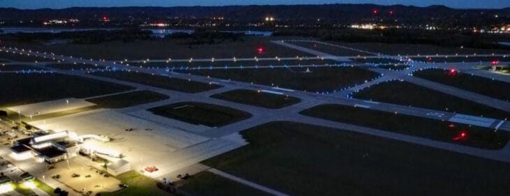Airport runway lights