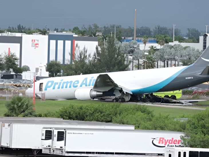 Amazon Boeing 767 Freighter Overran the Runway at Miami
