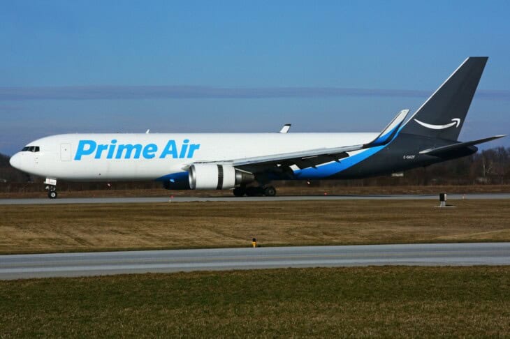 Amazon Prime Air - Boeing 767-338ER-F (C-GAZF) - (operated by CargoJet - leased from Amazon) taxi