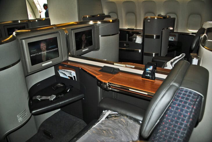 American Airlines 777 First Class Cabin
