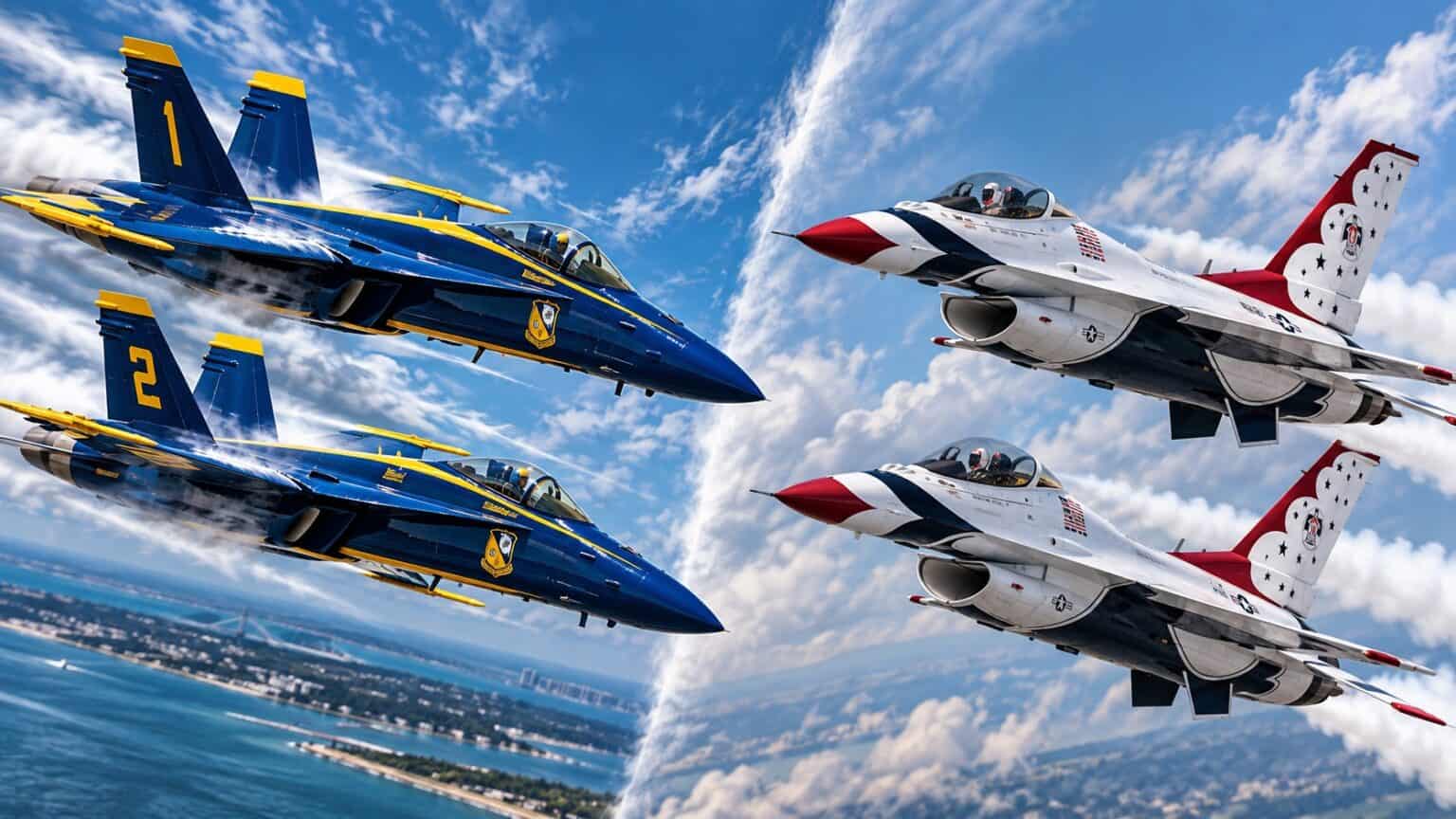 Blue Angels vs Thunderbirds