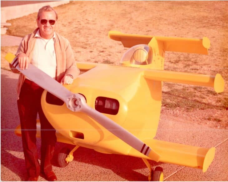 Bumble Bee II and Pilot Robert H. Starr