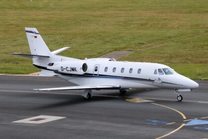 A VistaJet Business Jet Bound for Cotswold Airport Landed at a US Bomber Base by Mistake