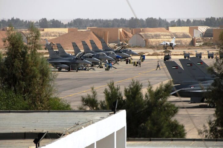 F-16 Fighting Falcons at Muwaffaq Salti Air Base
