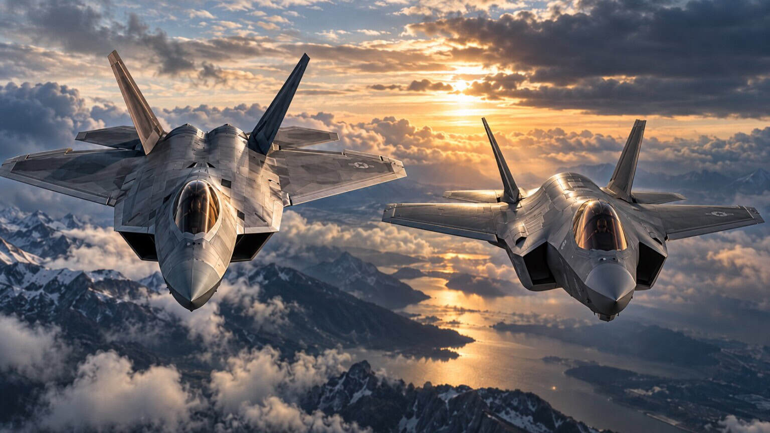 F-22 Raptor vs F-35 Lightning II