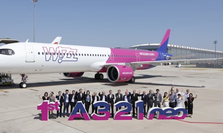 First A321neo jet to Wizz Air