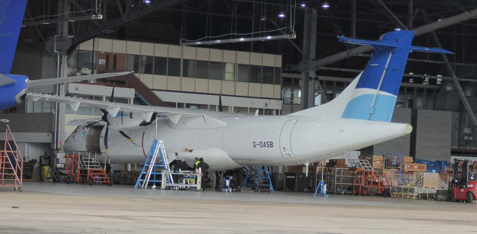 G-OASB Aerospatiale ATR 72-500 of ASL Airlines at East Midlands-EMA