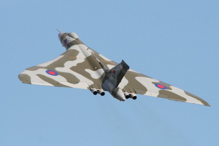 G-VLCN Avro Vulcan XH558 at the Imperial War Museum’s 2012 Autumn Airshow