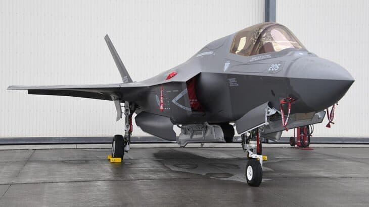 JASDF F-35B (69-8205) right front view at MCAS Iwakuni May 3, 2026