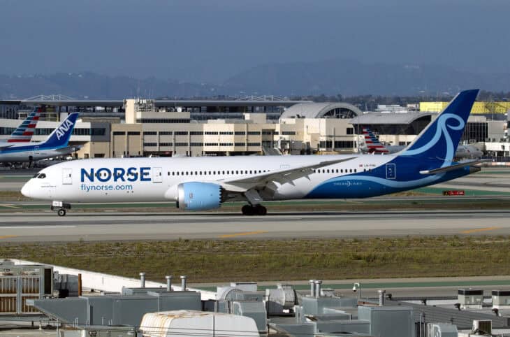 LN-FND Norse Atlantic Airways Boeing 787-9 Dreamliner at LAX